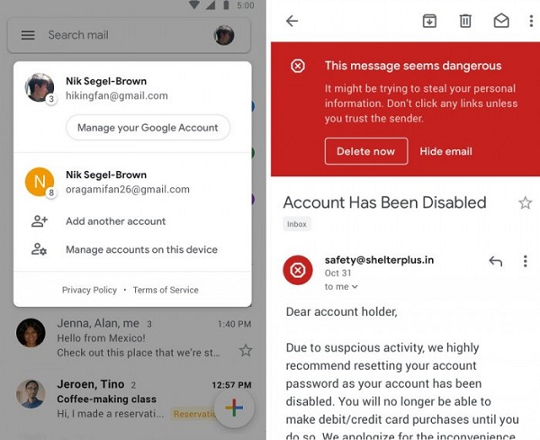 �ƄӶ�Gmail�������õڶ���Material�OӋ�Z��